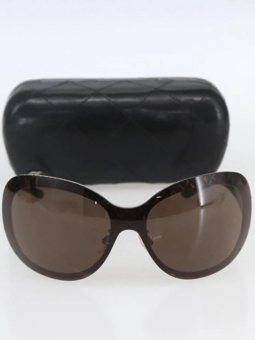 CHANEL Sunglasses plastic Brown CC - Picture 1 of 11